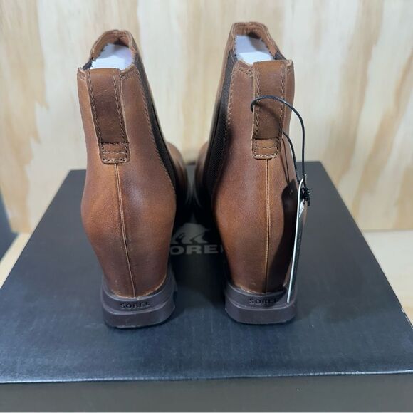 Sorel Tan Wedge Ankle Booties - Picture 4 of 7
